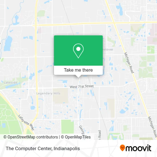 The Computer Center map