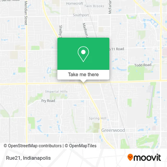 Rue21 map