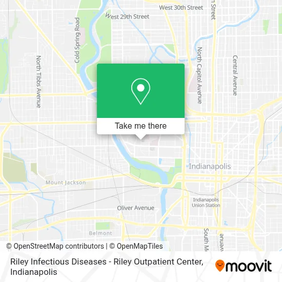 Riley Infectious Diseases - Riley Outpatient Center map