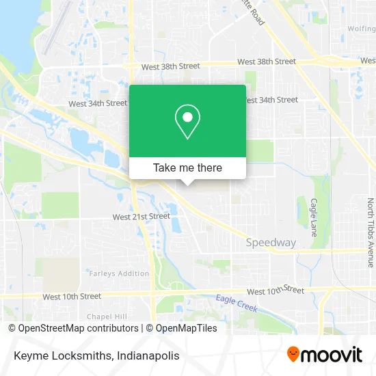 Keyme Locksmiths map
