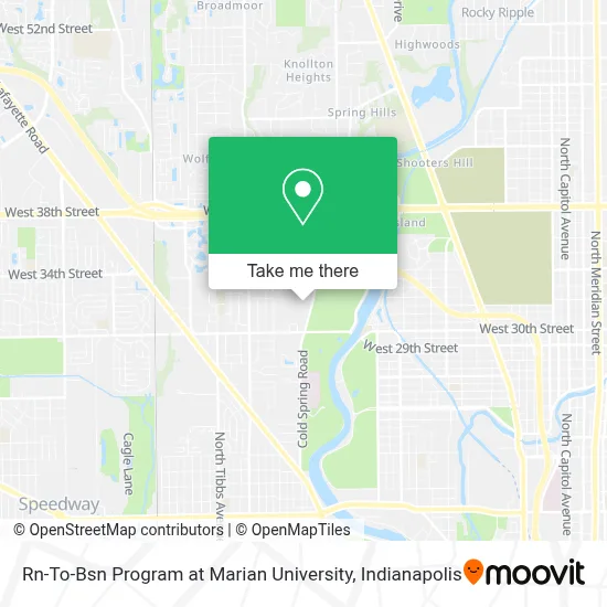 Rn-To-Bsn Program at Marian University map