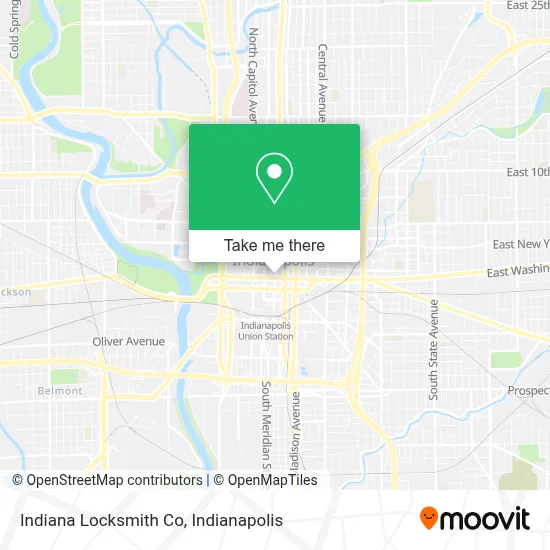 Indiana Locksmith Co map