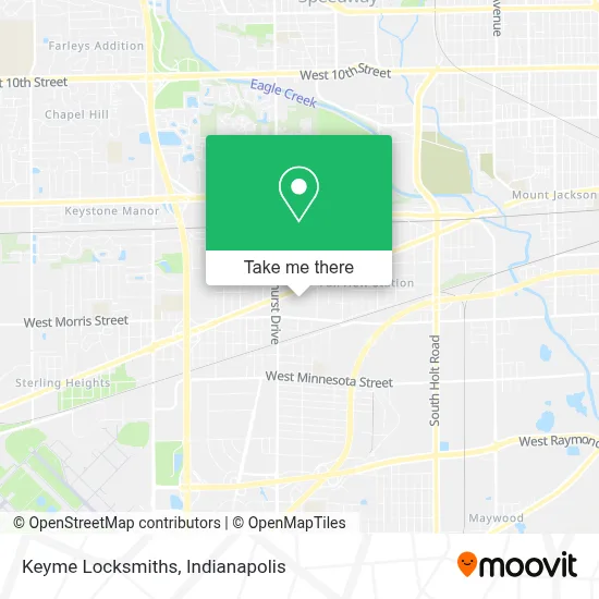 Keyme Locksmiths map