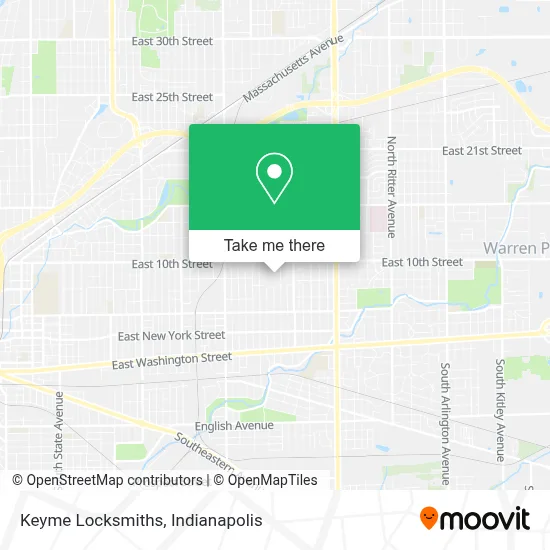 Keyme Locksmiths map