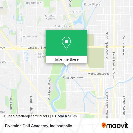 Riverside Golf Academy map