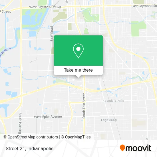 Rue 21 map