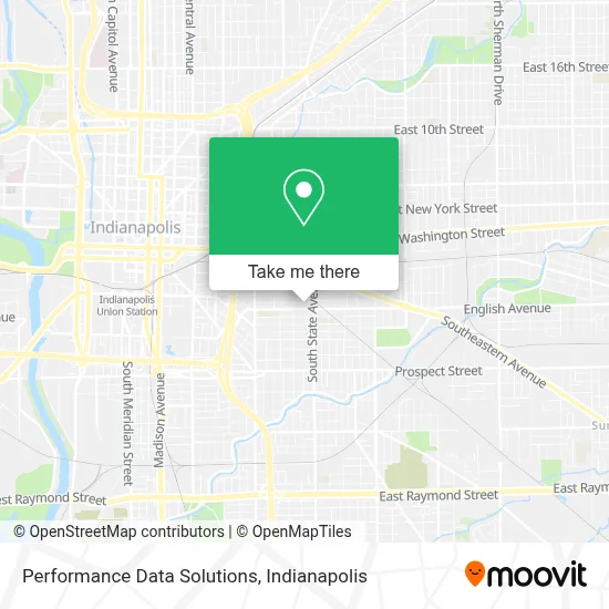 Performance Data Solutions map