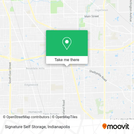 Signature Self Storage map