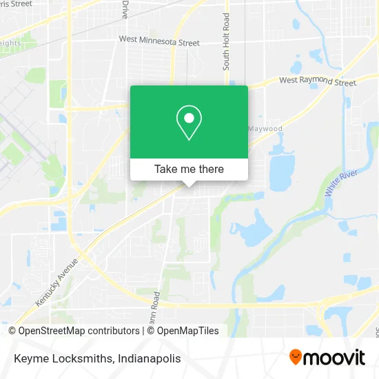 Keyme Locksmiths map