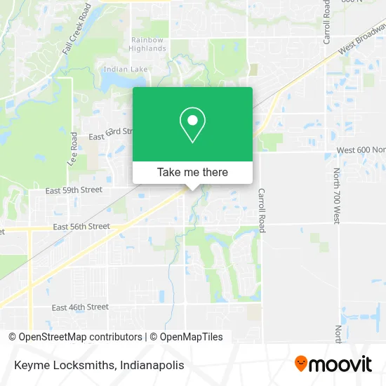 Keyme Locksmiths map