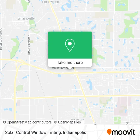Solar Control Window Tinting map