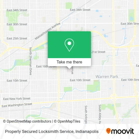 Properly Secured Locksmith Service map