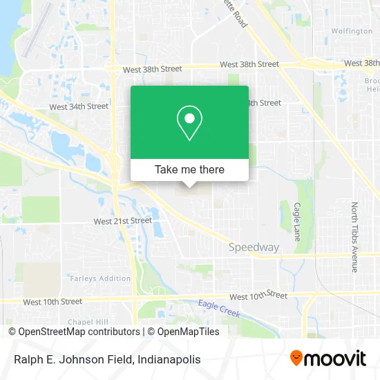 Ralph E. Johnson Field map