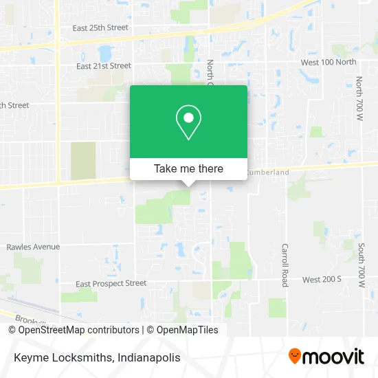 Keyme Locksmiths map