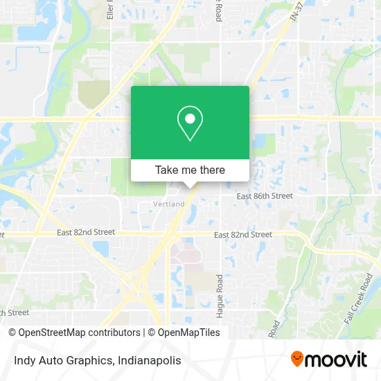 Indy Auto Graphics map