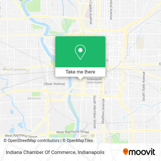 Indiana Chamber Of Commerce map