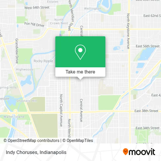 Indy Choruses map