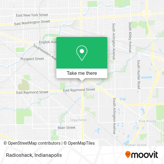 Radioshack map