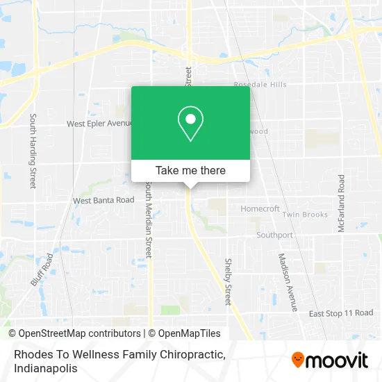 Rhodes To Wellness Family Chiropractic map