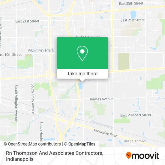 Rn Thompson And Associates Contractors map