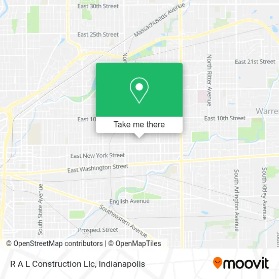 R A L Construction Llc map
