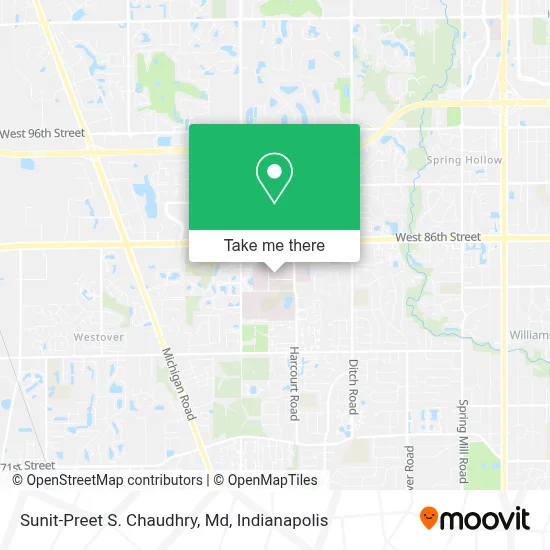 Sunit-Preet S. Chaudhry, Md map