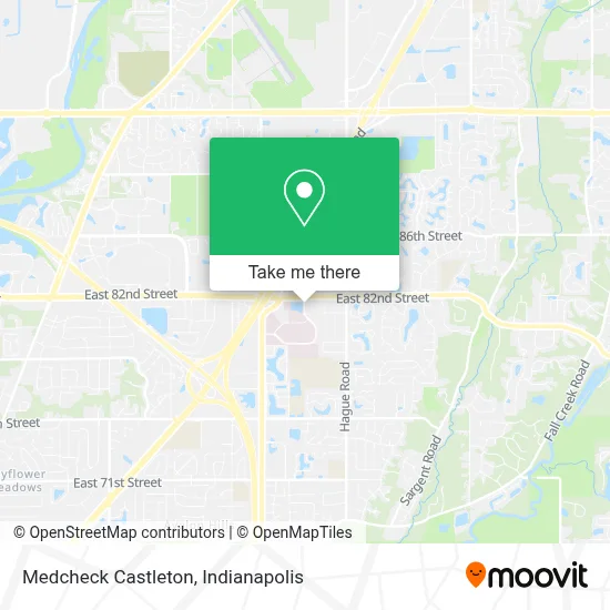 Medcheck Castleton map