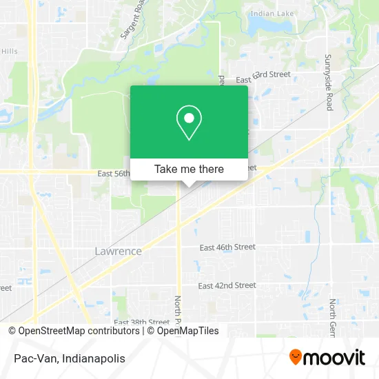 Pac-Van map