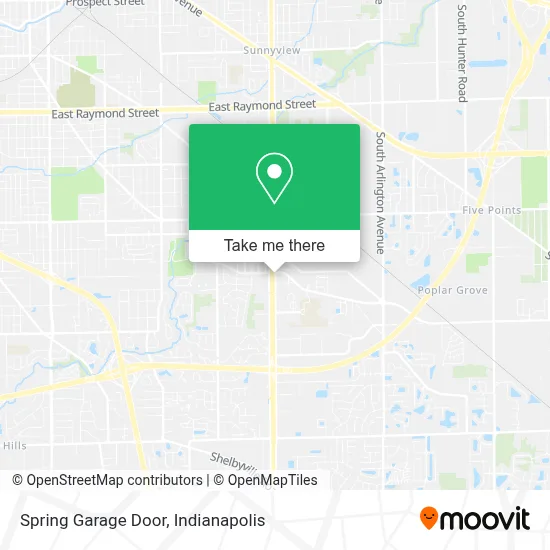 Spring Garage Door map