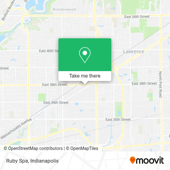 Ruby Spa map