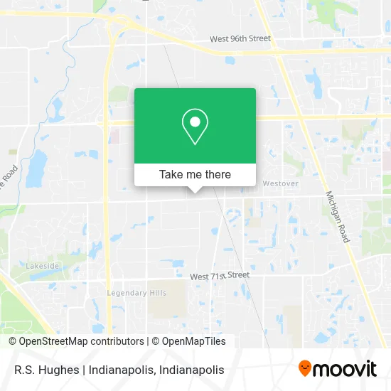 R.S. Hughes | Indianapolis map