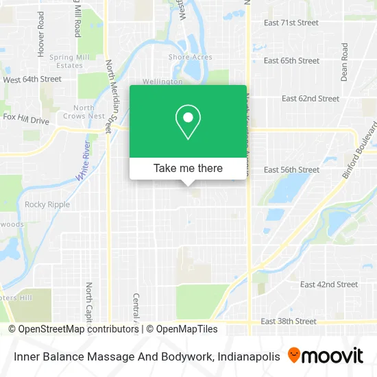 Inner Balance Massage And Bodywork map
