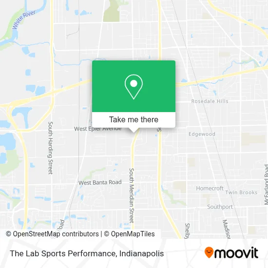 The Lab Sports Performance map