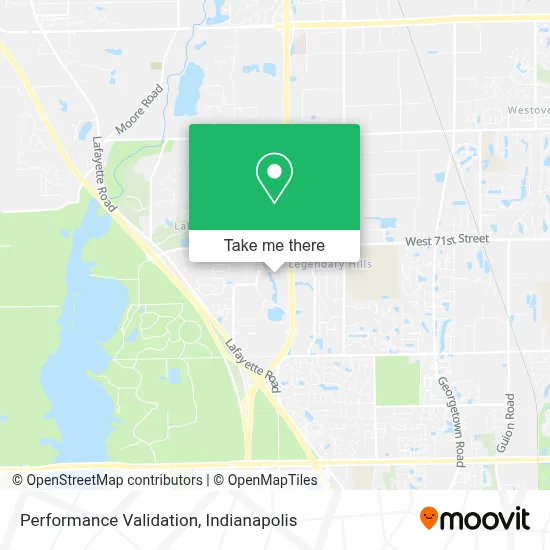 Performance Validation map