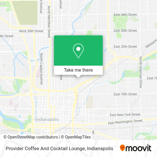 Provider Coffee And Cocktail Lounge map