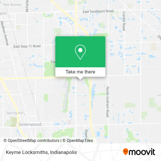 Keyme Locksmiths map