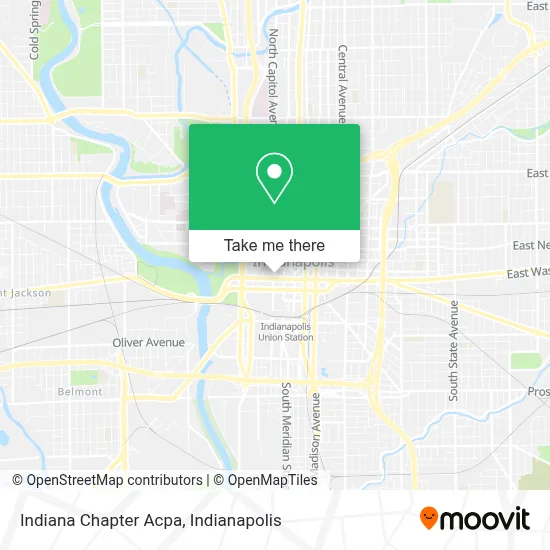 Indiana Chapter Acpa map