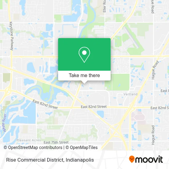 Rise Commercial District map