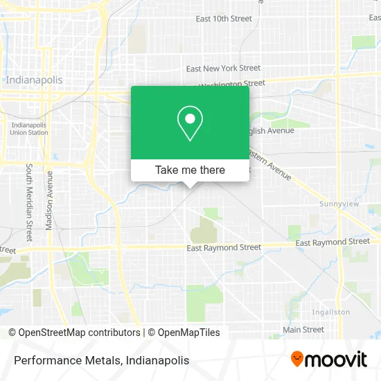 Performance Metals map