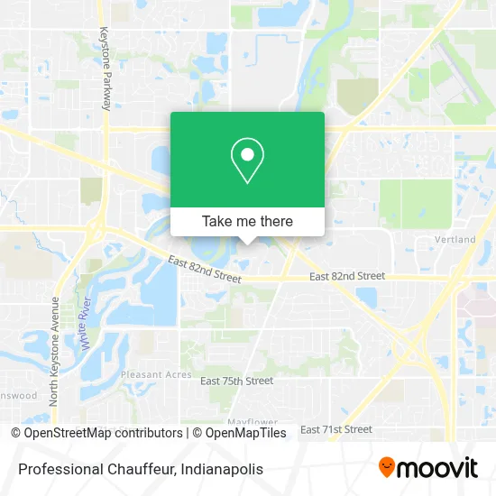 Professional Chauffeur map