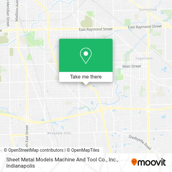 Sheet Metal Models Machine And Tool Co., Inc. map