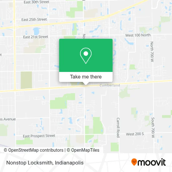 Nonstop Locksmith map