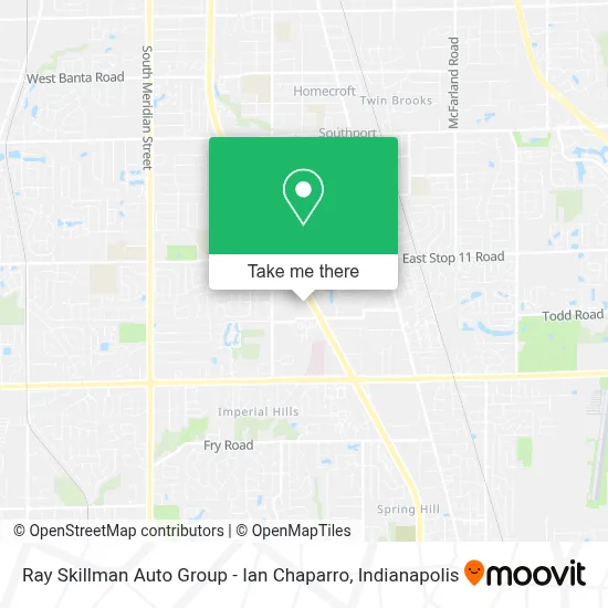 Ray Skillman Auto Group - Ian Chaparro map