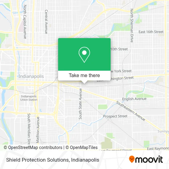 Shield Protection Solutions map