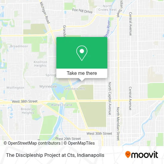 The Discipleship Project at Cts map