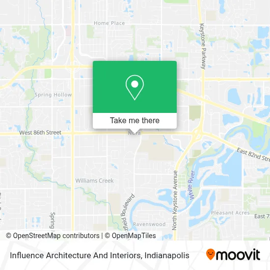 Influence Architecture And Interiors map