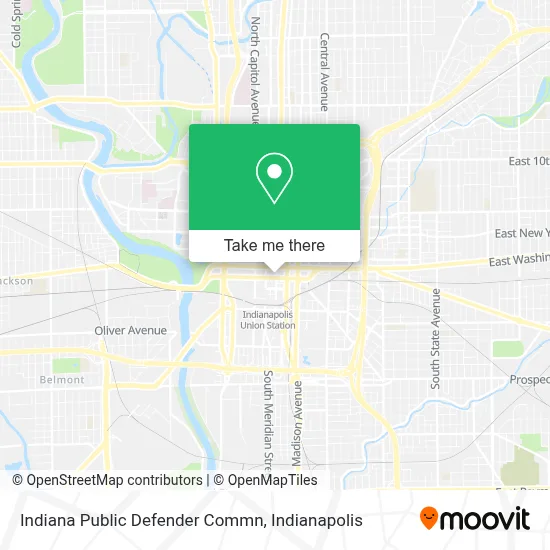 Indiana Public Defender Commn map