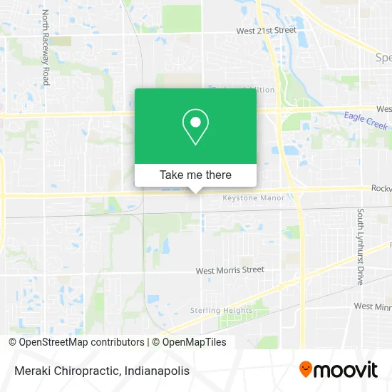Meraki Chiropractic map