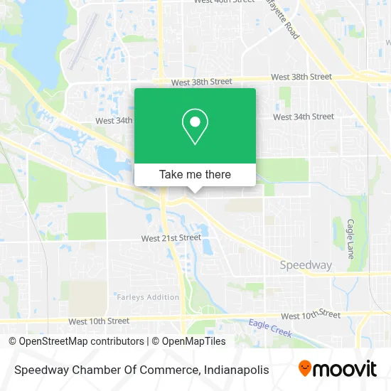 Speedway Chamber Of Commerce map