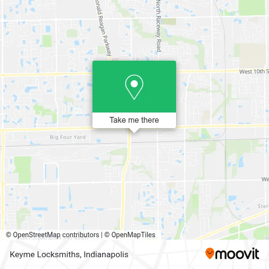 Keyme Locksmiths map